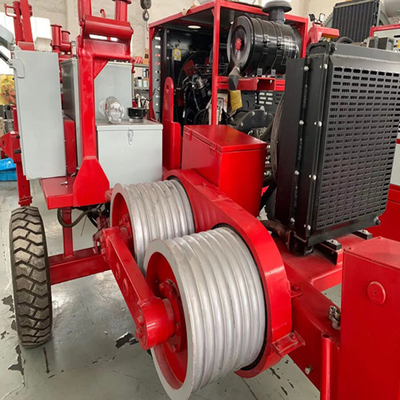 6Ton Hydraulic Puller Winch Transmission Overhead Line Pulling Equipment