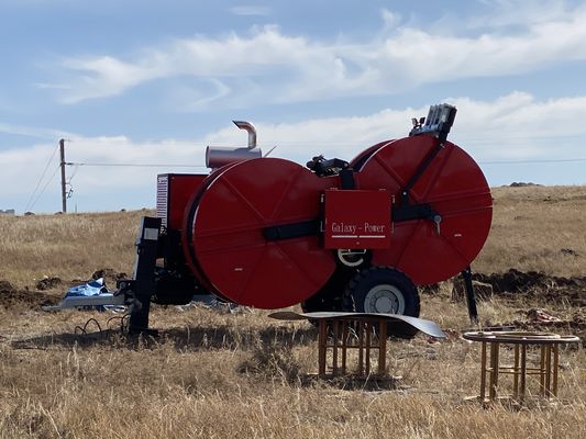 1x90kN 高品質ケーブル油圧導体引張機および張力調整機、送電線架線用