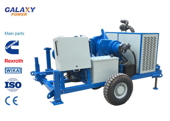 ISOの青い色地下機械49.2hp 100kN油圧引き手