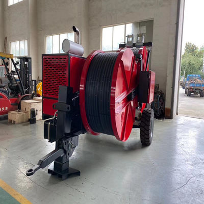 赤い色の耐久財ディーゼル最高2x40KN OverhadのラインStrinnging装置