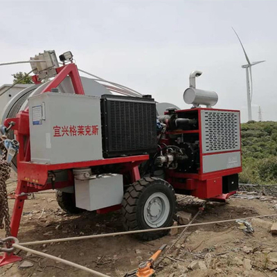 GL2X40 KN 空気線 ストリング 高電圧双子導体 張力引引機